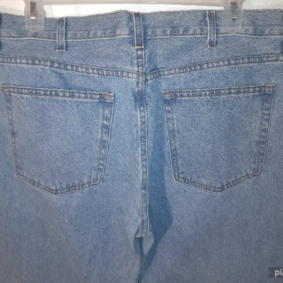 George Men's Denim Jeans Light Wash Size 38 x 29 Regular Good Condition - Picture 6 of 8